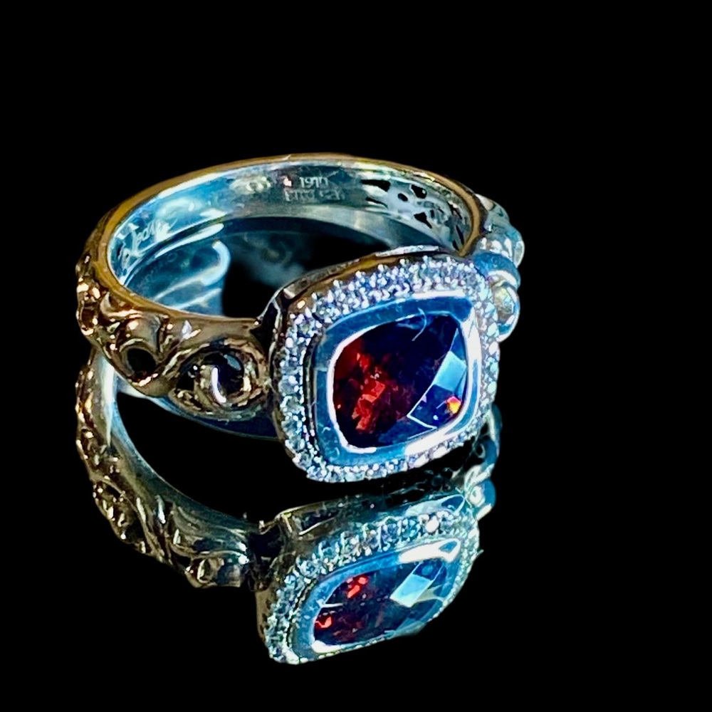 Charles Krypell Cocktail Ring 6.5 - Picture 4 of 12